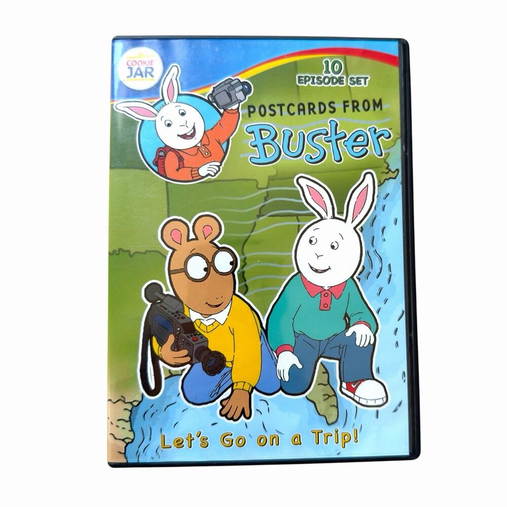 Postcards From Buster Let's Go On A Trip DVD 10 Episode Set PBS Kids Arthur